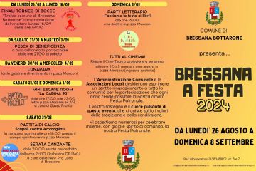 Per vedere il programma completo aprire il file pdf
